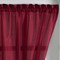 Threadmade Home Colette Faux Silk French Door Window Panel, Red - 54"W x 72"L